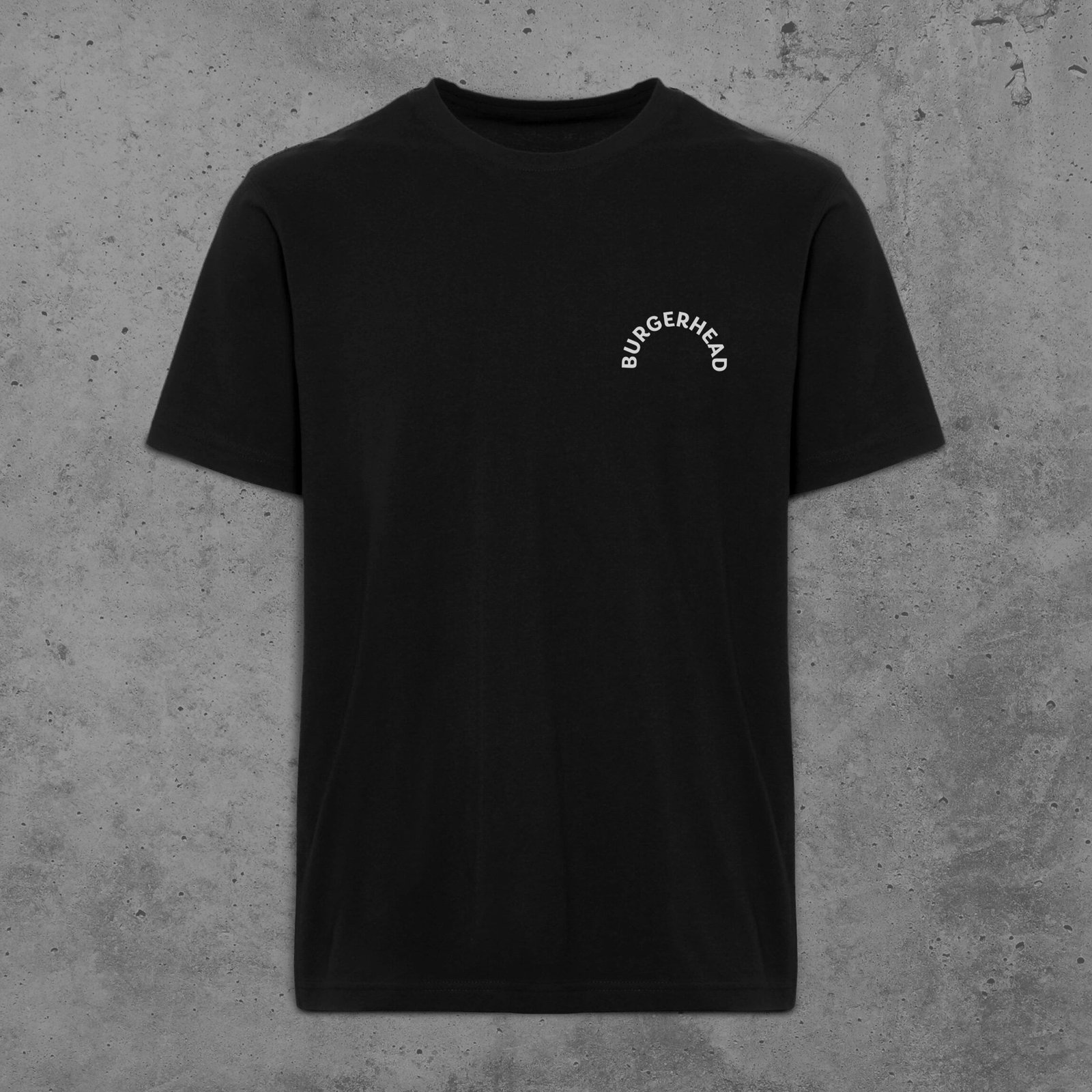 BURGER HEAD TEE – BLACK (2020) – The Burger Head 